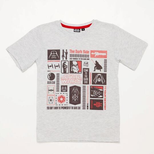 Camiseta Star Wars Blanca Junior