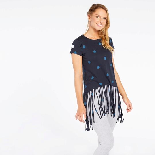 Camiseta Flecos Silver Tropic