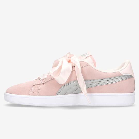 puma smash v2 ribbon niña puma smash v2 ribbon niña