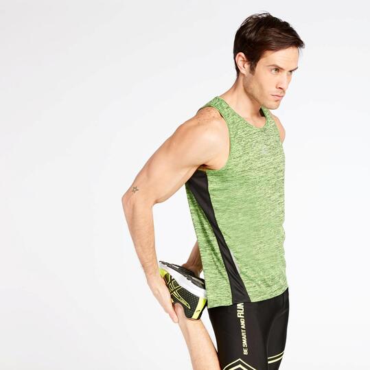 Camiseta Tirantes Running Ipso Verde