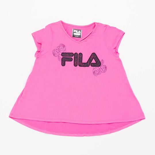 Camiseta Manga Corta Fila Raspberry Junior