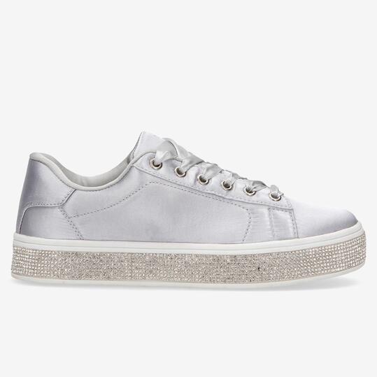 Zapatillas Suela Brillantes Silver