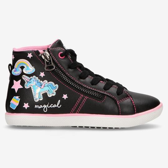 Zapatillas Altas Silver Olivia Niña