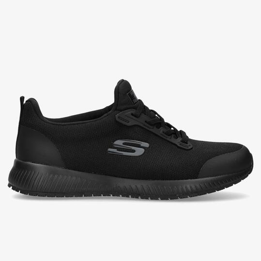 Skechers Work Squad - Preto - Ténis Running Mulher