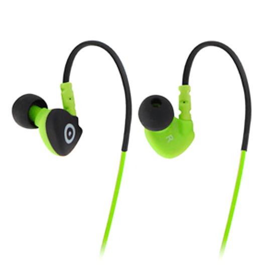 MUVIT Auriculares Estéreo Running Negro Verde MUVIT Auriculares Estéreo Running Negro Verde