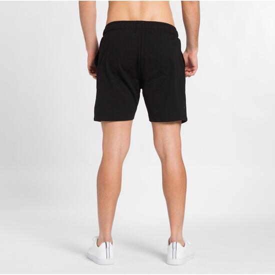 ECKO Pantalón Corto Felpa Negro Hombre