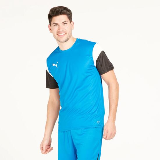 PUMA Camiseta Fútbol Azul Hombre