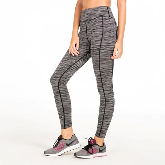 Mallas Largas Gym ILICO SEAMLESS Negro Mujer
