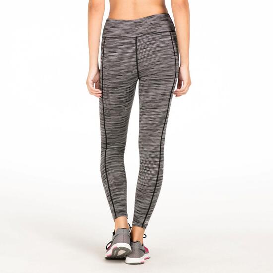 Mallas Largas Gym ILICO SEAMLESS Negro Mujer