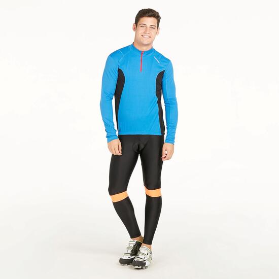 Maillot Ciclismo Manga Larga Azul Hombre Mitical Bronce