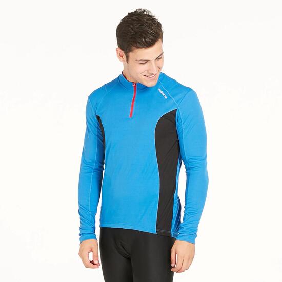 Maillot Ciclismo Manga Larga Azul Hombre Mitical Bronce