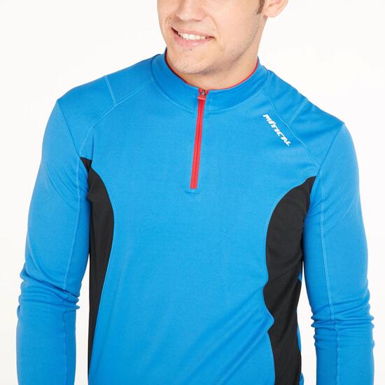 Maillot Ciclismo Manga Larga Azul Hombre Mitical Bronce