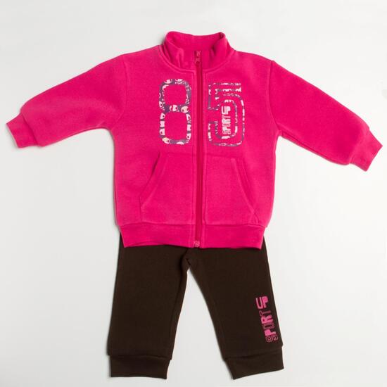Chándal Bebé UP Fucsia