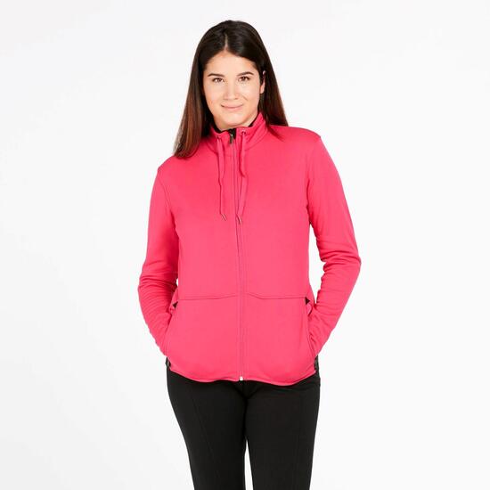 Sudadera SILVER Talla Grande Fucsia Mujer