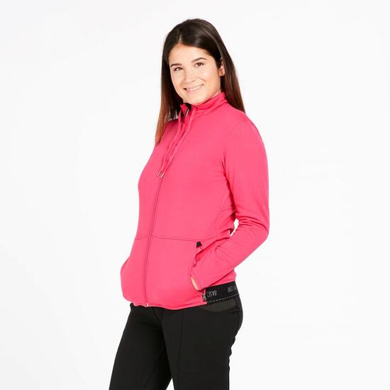 Sudadera SILVER Talla Grande Fucsia Mujer