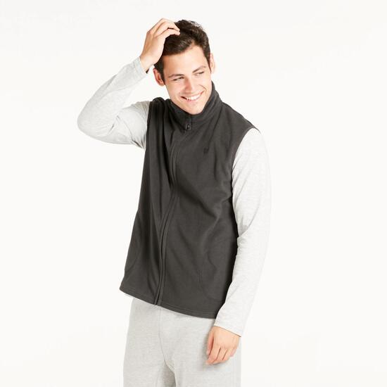 Chaleco Polar UP BASIC Gris Hombre