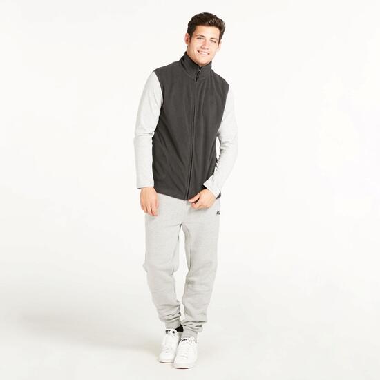 Chaleco Polar UP BASIC Gris Hombre