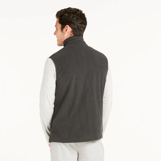 Chaleco Polar UP BASIC Gris Hombre