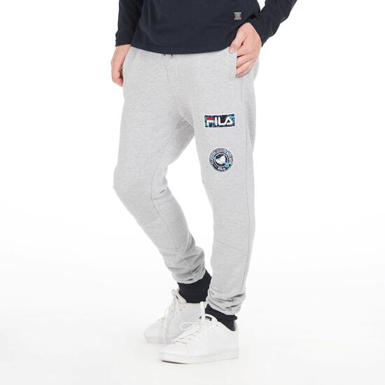 FILA Pantalón Pitillo Gris Hombre