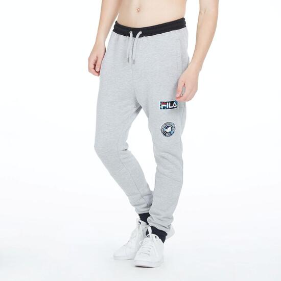 FILA Pantalón Pitillo Gris Hombre