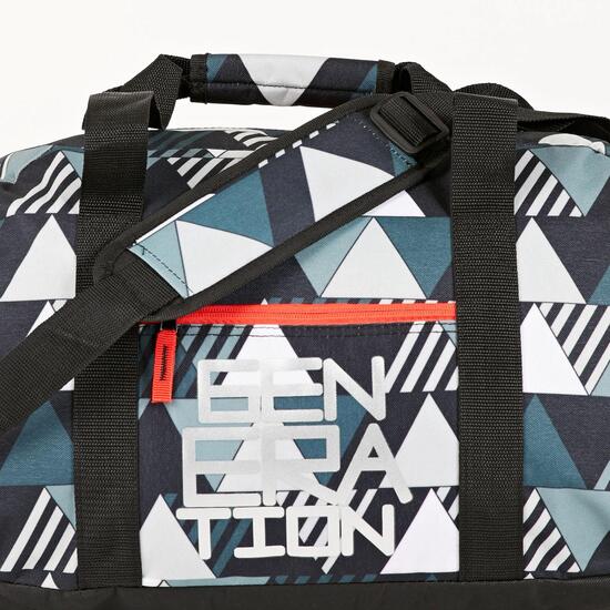 Bolsa Deporte SILVER Mediana Estampado Gris