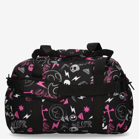 Bolsa Deporte SILVER Mediana Estampado Negro