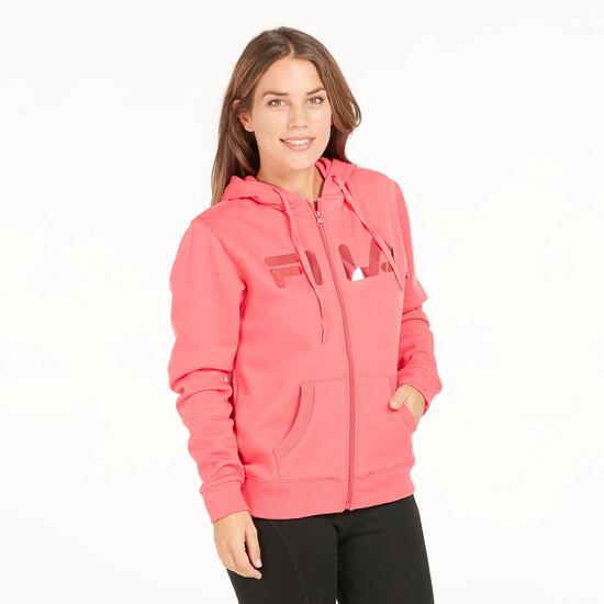 FILA Sudadera Felpa Fucsia Mujer