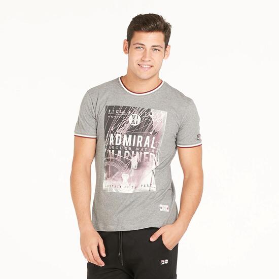FILA MOOR Camiseta Gris Hombre