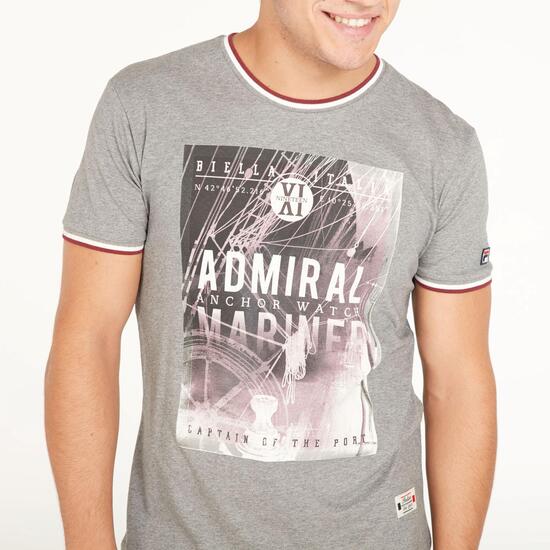 FILA MOOR Camiseta Gris Hombre