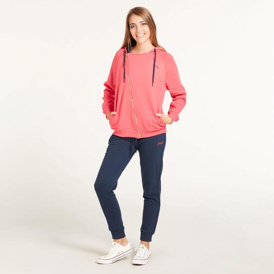 FILA Sudadera Felpa Fucsia Mujer