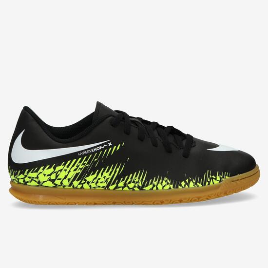 Botas Fútbol Sala Nike Hypervenomx Phade III Neymar Negras Niño