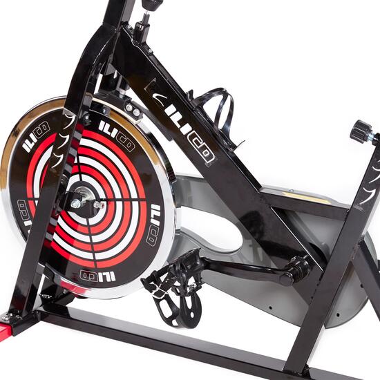 Bicicleta Spinning Piamonte ILICO Negro Rojo