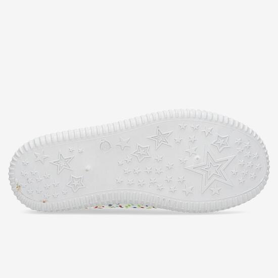 Zapatillas Lona Niña Up Blanco Multicolor