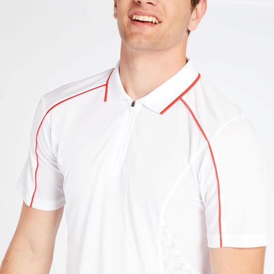 Polo Padel Blanco Hombre Proton
