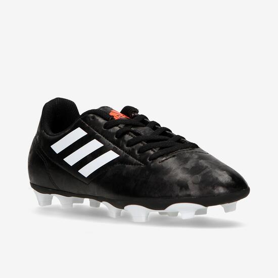 Botas Futbol Multitaco adidas Conquisto Negras Niño