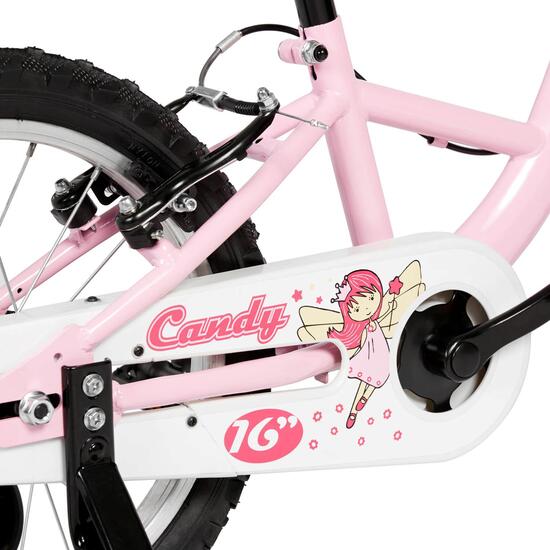 Bicicleta MITICAL 16" Blanco Fucsia Niña