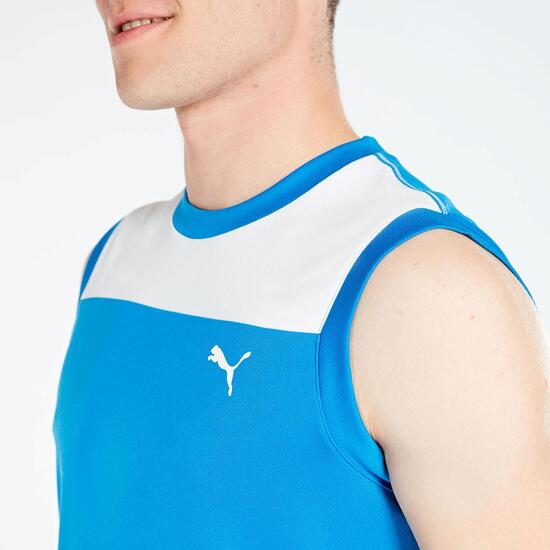 Camiseta Sin Mangas Puma Azul Hombre