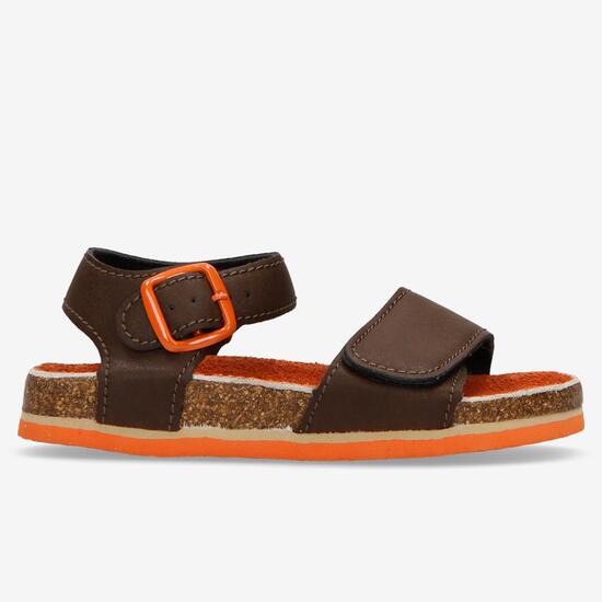 Sandalias Bio Marrones Niño Silver