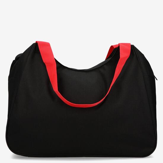 Bolso Playa Fucsia Negro Silver