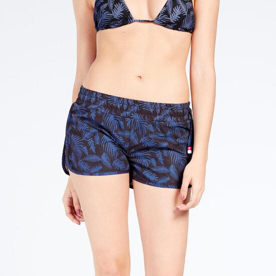 Pantalón Corto Azul Mujer Silver