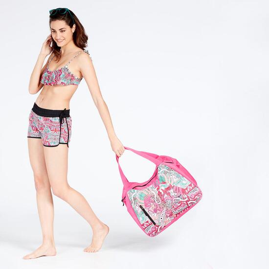 Bikini Bandeau Volante Silver