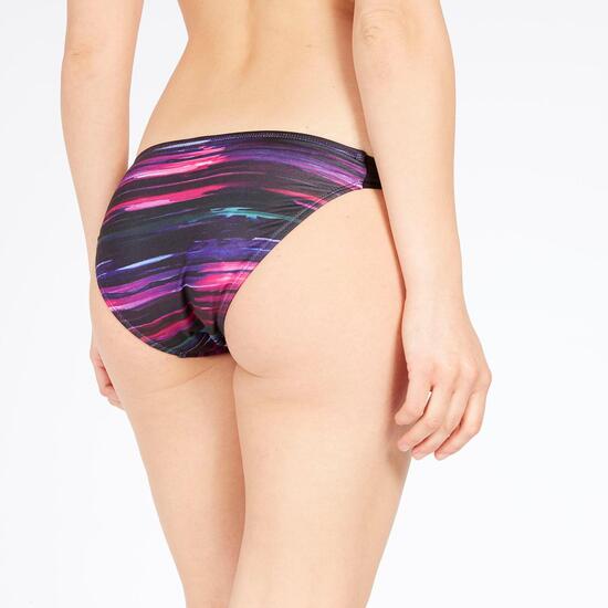 Bikini Bandeau Rayas Silver