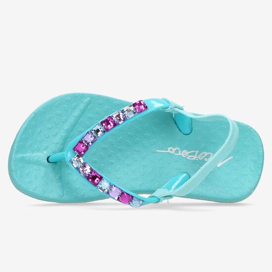 Chanclas Azules Niña Nicoboco
