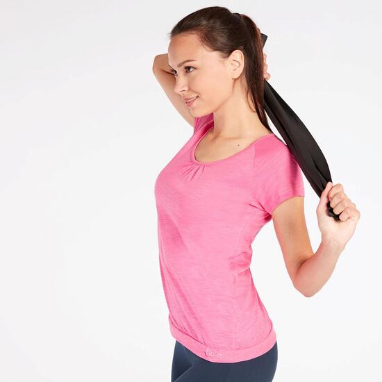 Camiseta Yoga Rosa Mujer Ilico