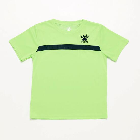 Camiseta Fútbol Niño Kelme Verde Marino
