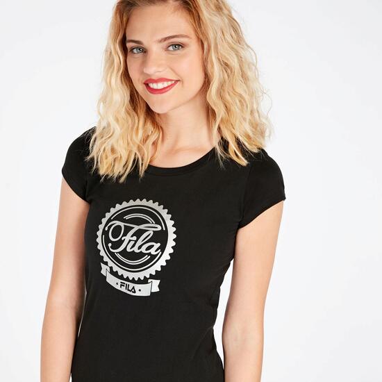 Camiseta Negra Mujer Fila Mandy