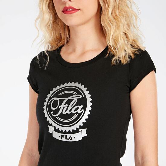 Camiseta Negra Mujer Fila Mandy