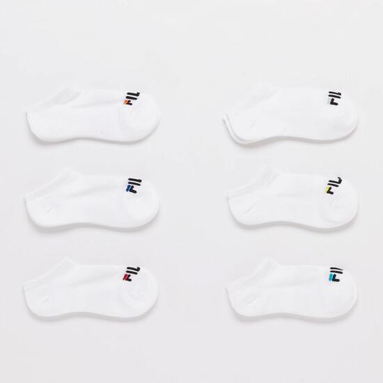 Calcetines Tobilleros Fila Blanco Niño