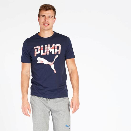 Camiseta Hombre Puma Azul Marino