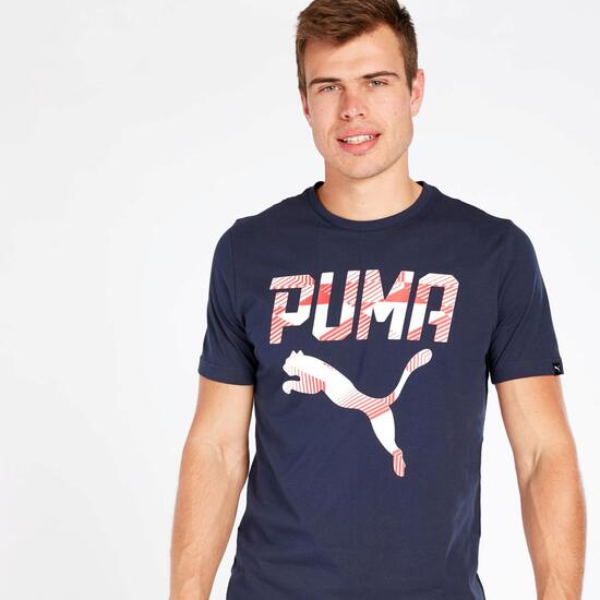 Camiseta Hombre Puma Azul Marino